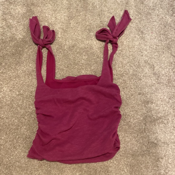 Magenta Free People Boulevard Tank Top - Picture 2 of 2